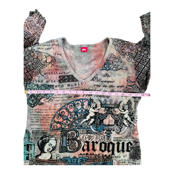 Glima baroque long sleeve tee. Large - Picture 9 of 12